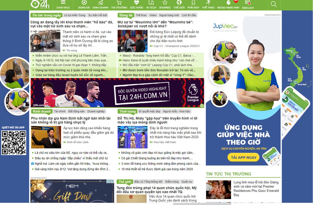 trang web tin tức