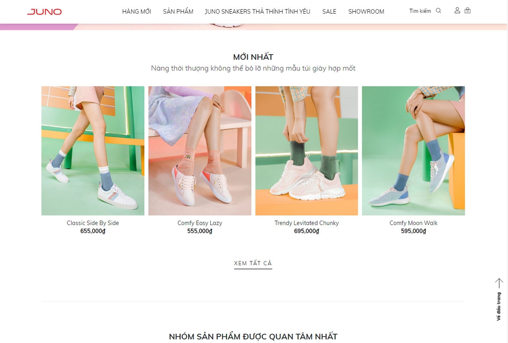 trang web bán giày