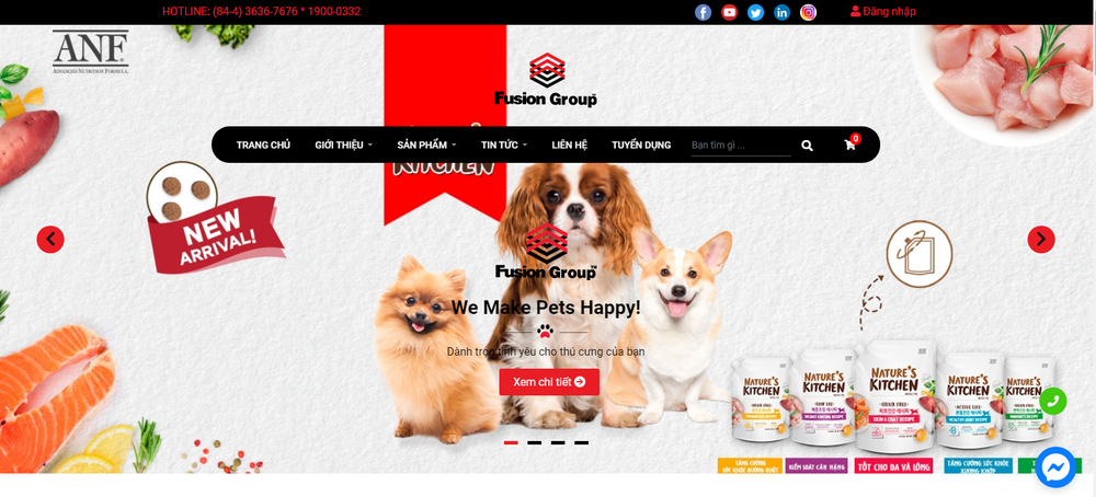Một số mẫu website ấn tượng tại webfly