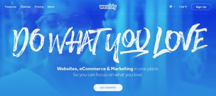 Phần mềm thiết kế Website Online Weeby