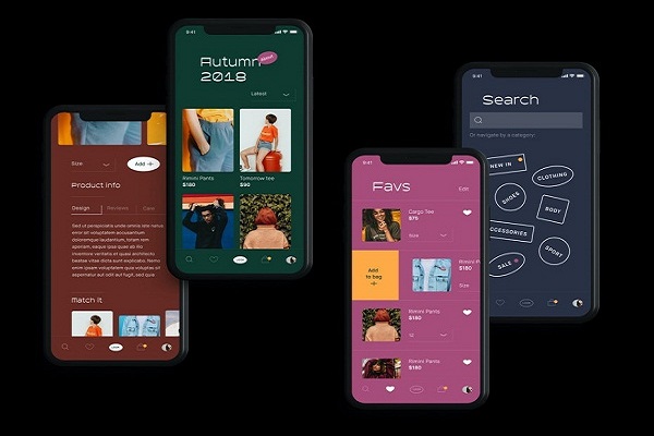 ý tưởng thiết kế app