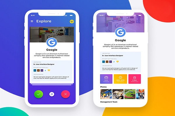 ý tưởng thiết kế app