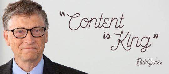 Content Is King 540x238