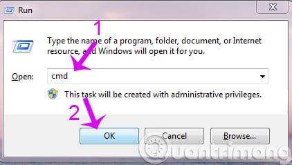 Update driver bằng Command