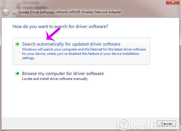 Click Search automatically updated ...