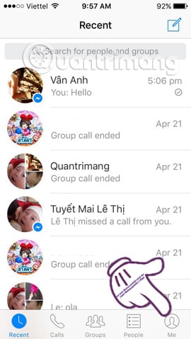 kết nối bạn bè trên Facebook Messenger bằng mã Code
