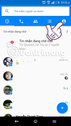 kết nối bạn bè trên Facebook Messenger bằng mã Code