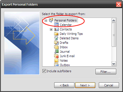 Personal Folder