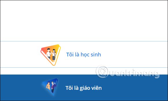 Tạo tài khoản giáo viên