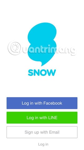 Biến hóa khuôn mặt khi quay video selfile với SNOW