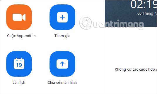 Học trên Zoom PC