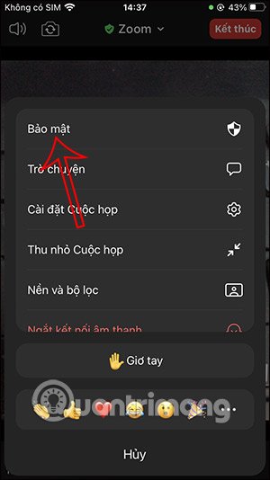 Bảo mật Zoom