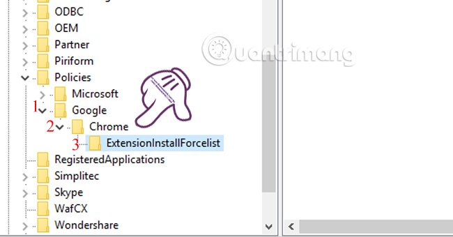 Chống gỡ bỏ extension cài đặt trong trình duyệt