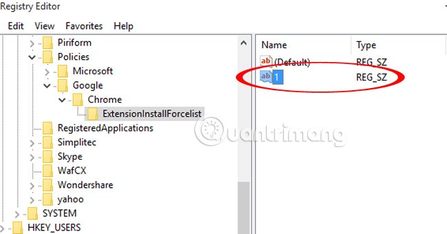 Chống gỡ bỏ extension cài đặt trong trình duyệt