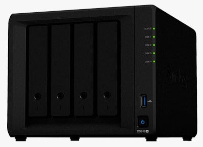 Synology 4 bay NAS DiskStation DS918+
