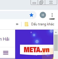 Nhấp vào biểu tượng menu ba chấm