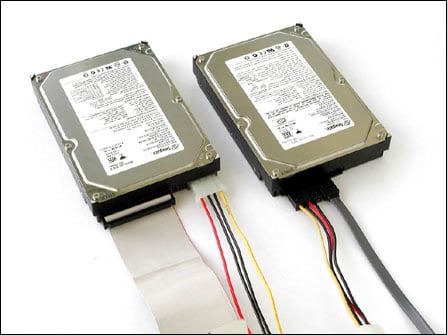 Sự khác biệt giữa SATA và IDE