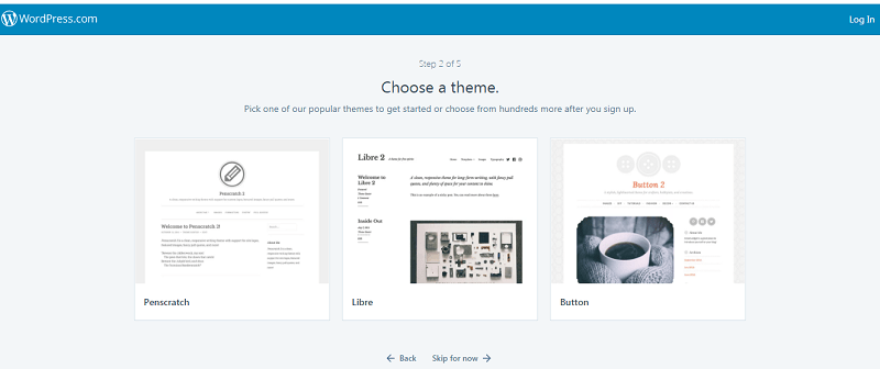 Dang Ky Tao Website WordPress Buoc 2
