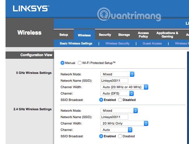 Router dual-band