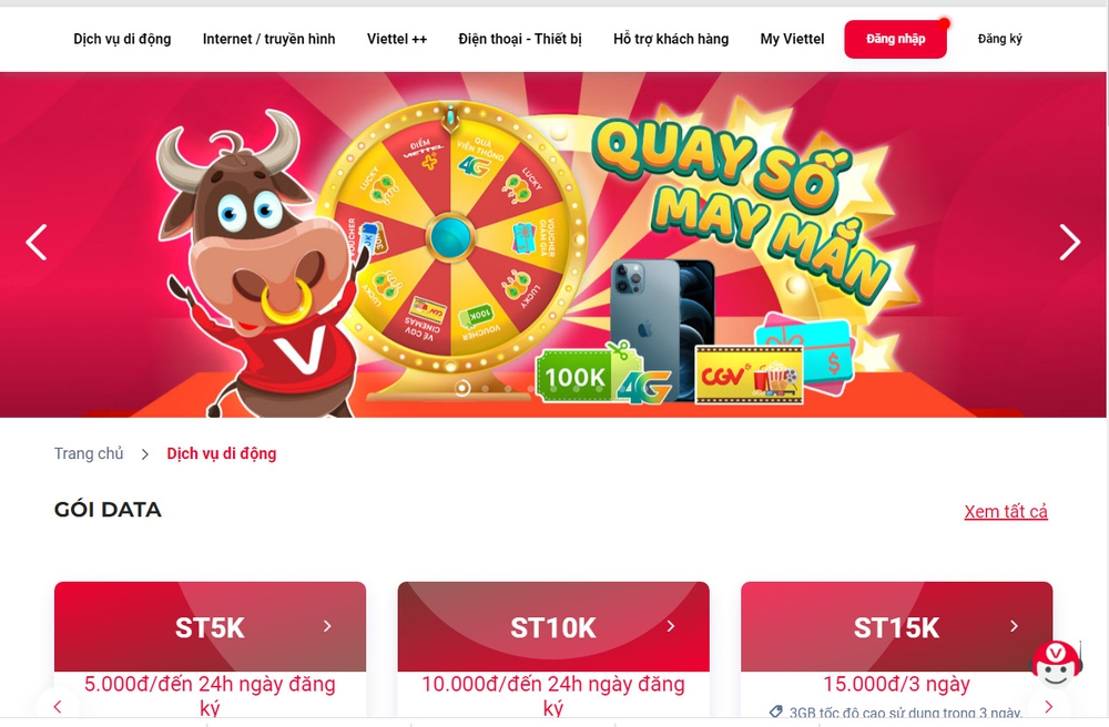Mẫu thiết kế website công ty viễn thông nổi bật 