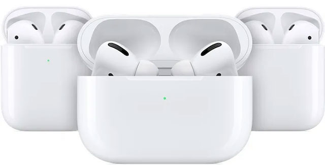 Đèn báo pin AirPods ngay trên hộp đựng