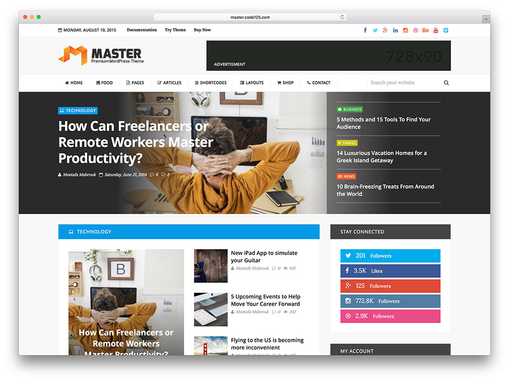 Một số mẫu thiết kế website tin tức, tạp chí nổi bật nhất 