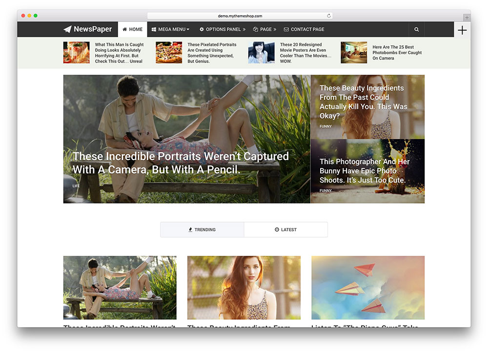 Một số mẫu thiết kế website tin tức, tạp chí nổi bật nhất 
