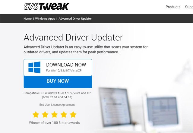 Phần mềm Advanced Driver Updater