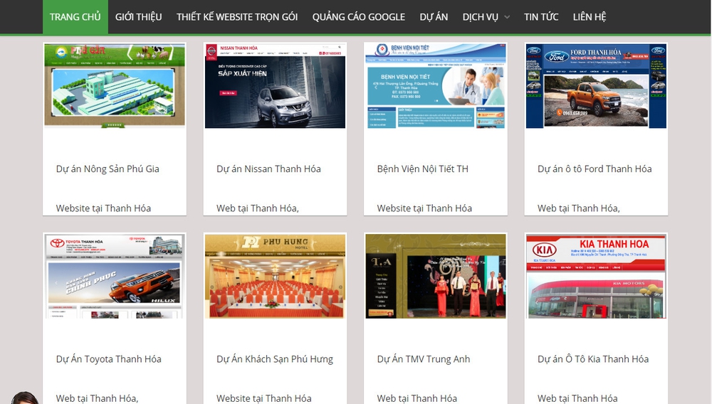 thiết kế website tại Thanh Hóa