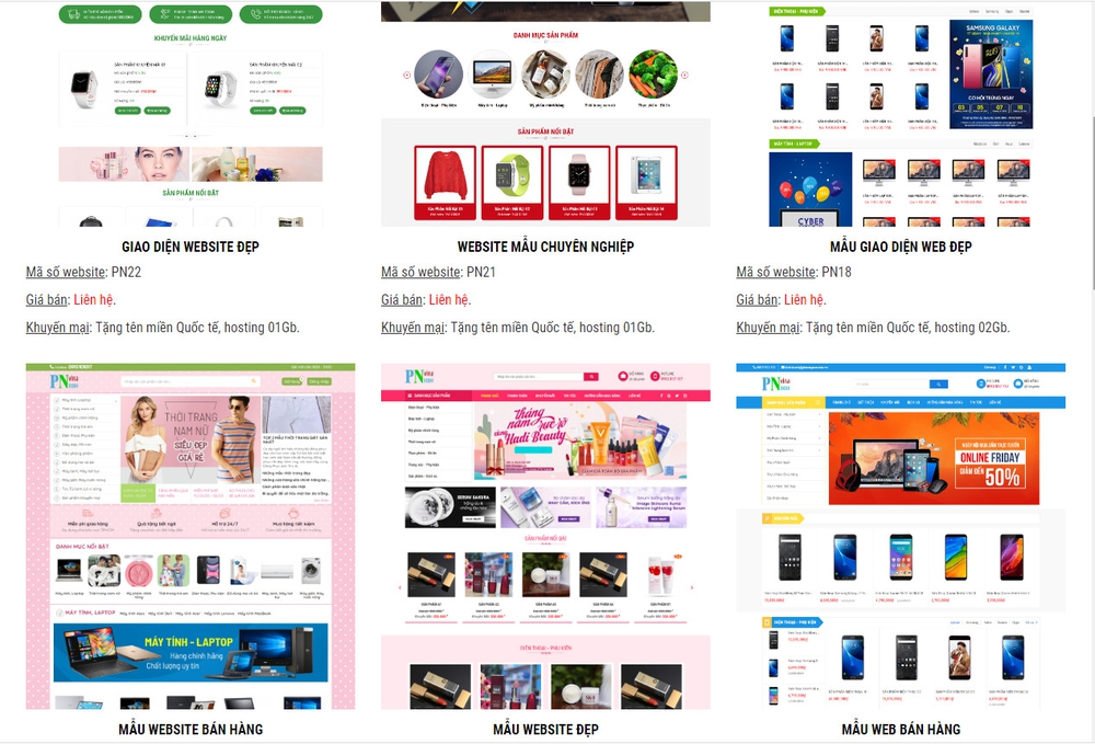 thiết kế website tại Bình Dương uy tín