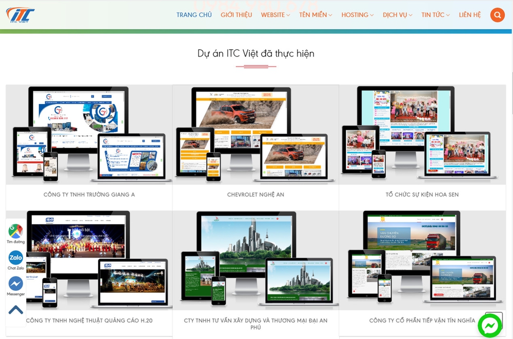 thiết kế website tại vinh