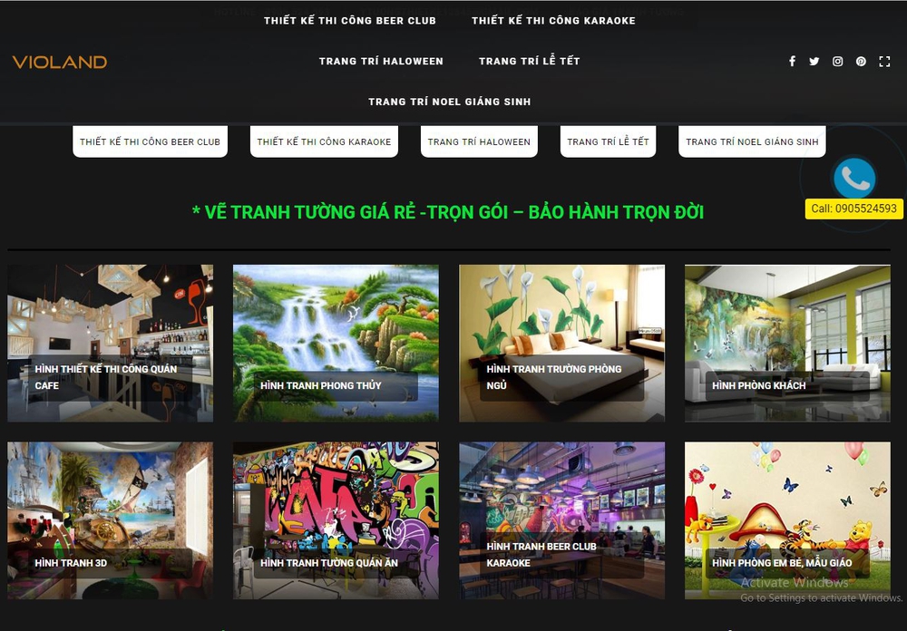 Lợi ích khi thiết kế website dịch vụ vẽ tranh tường 3D