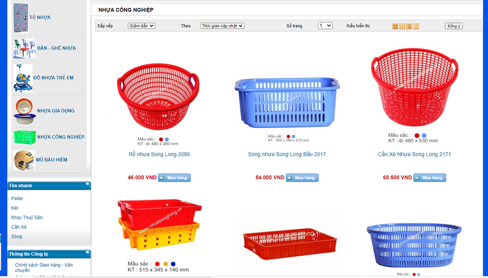 Các module quan trọng khi thiết kế website bán đồ nhựa