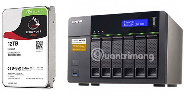 Những ổ nào được sử dụng bên trong thiết bị NAS?