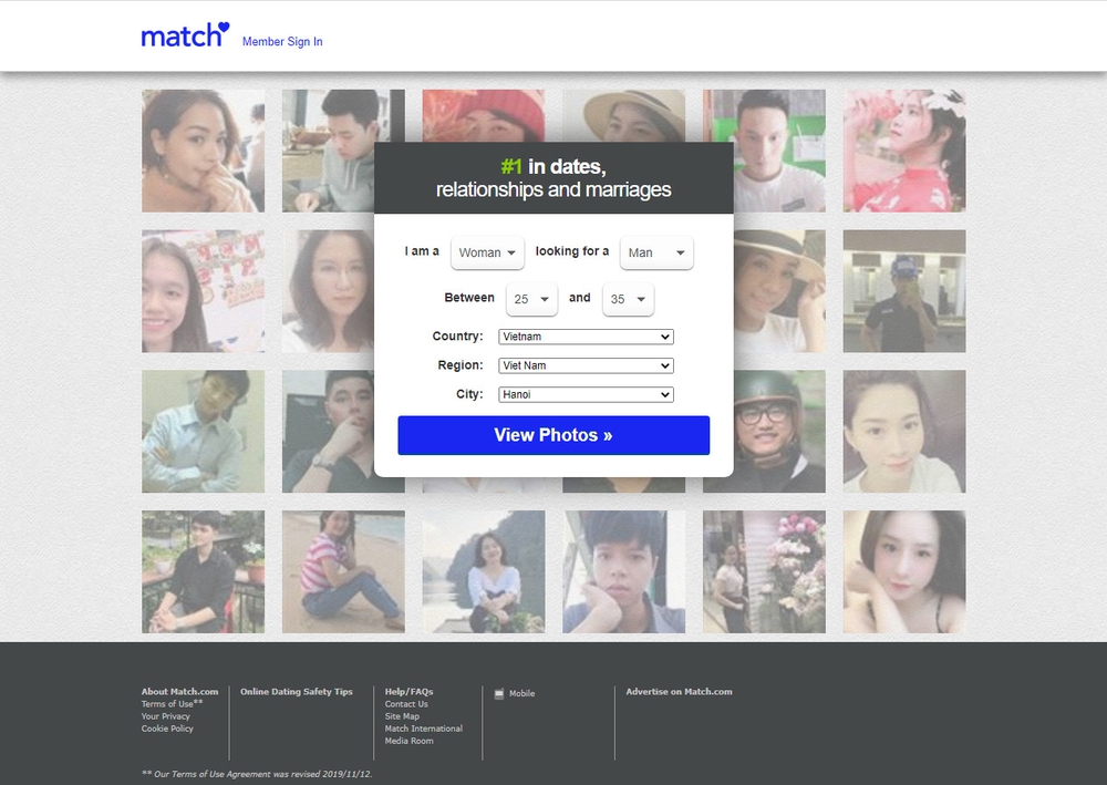 trang web hẹn hò uy tín