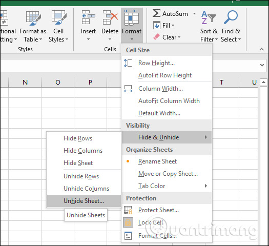 Unhide/Hide sheet