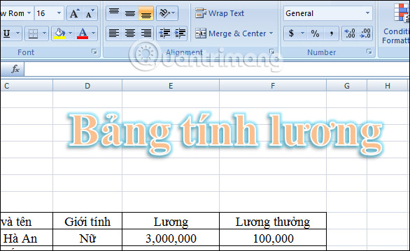 Tạo chữ nghệ thuật
