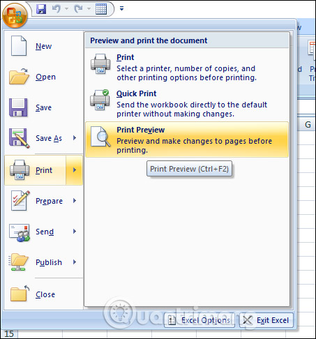 Xem trước bản in