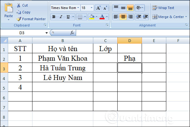 Kết quả tìm ký tự