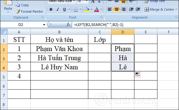 Hiện chuỗi ký tự tìm kiếm