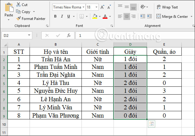 Hiện đơn vị mới