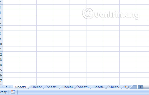 Tăng số lượng Sheet hiển thị