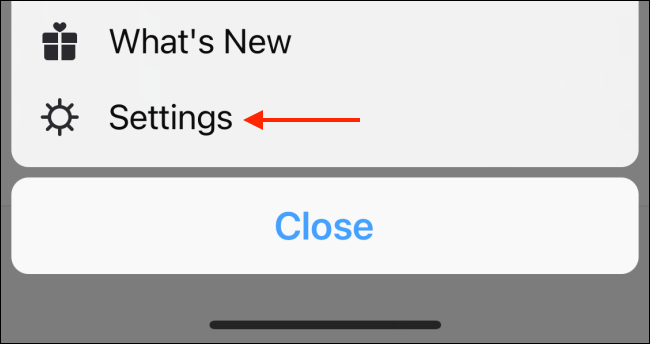 Bấm vào “Settings”
