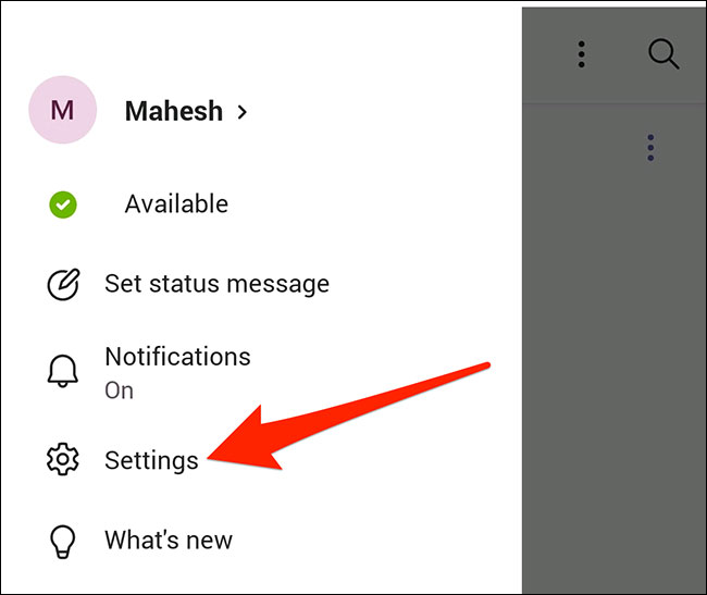 Bấm chọn “Settings”