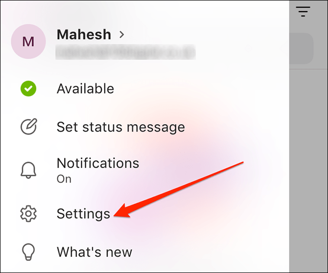 Bấm vào “Settings”