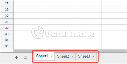 Các sheet