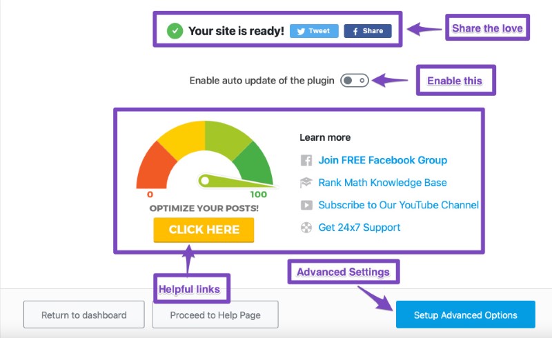 easy settings configured
