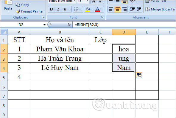 Hiện ký tự tìm kiếm