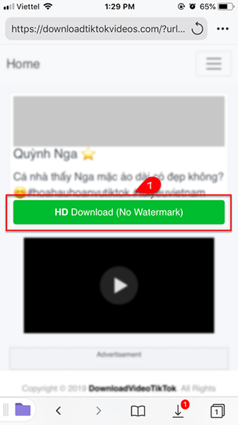 Bấm HD Download (No Watermark)