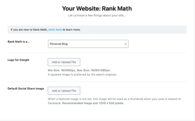 website details